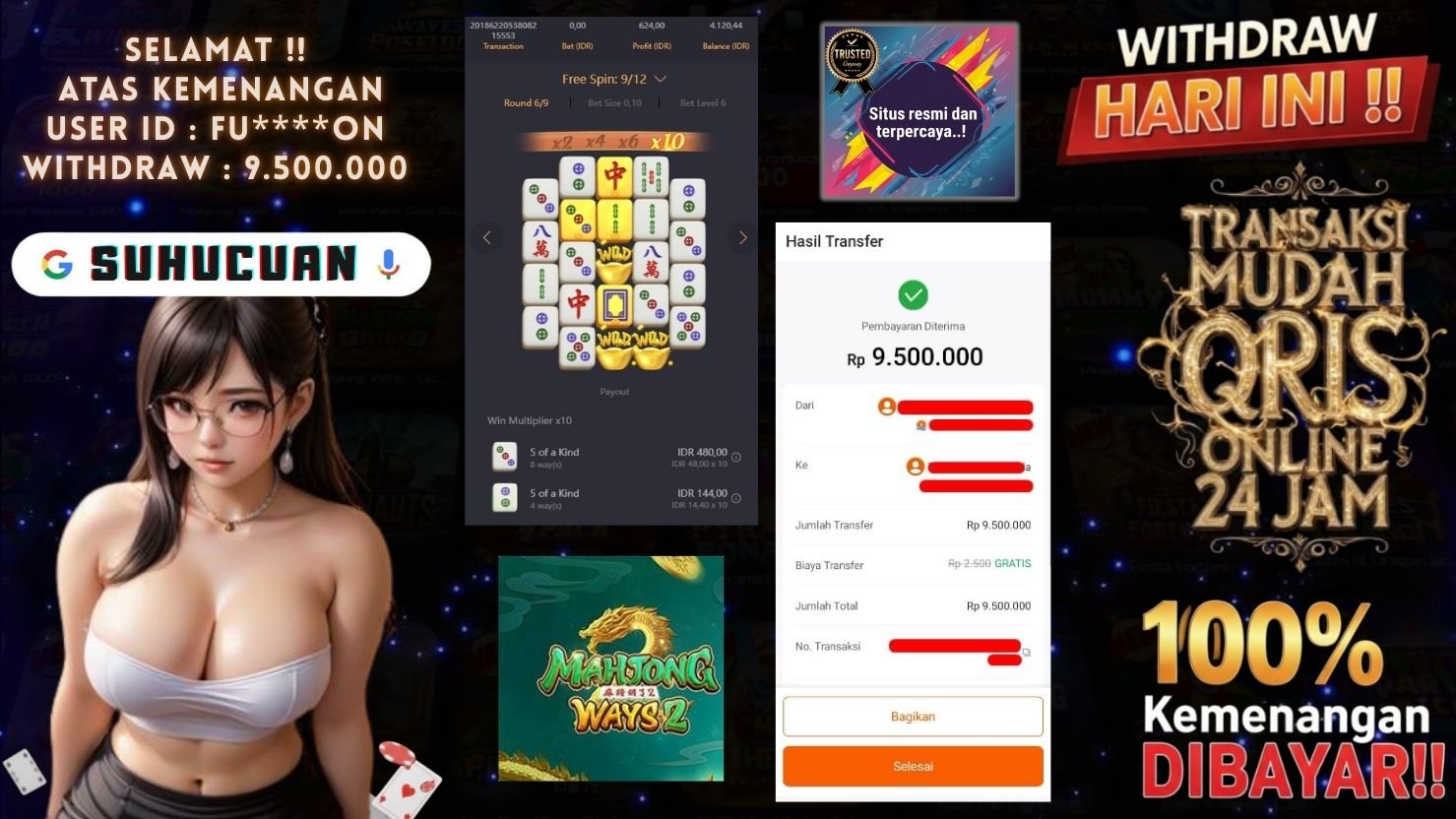 SUHUCUAN JACKPOT SLOT MAHJONG WAYS 2